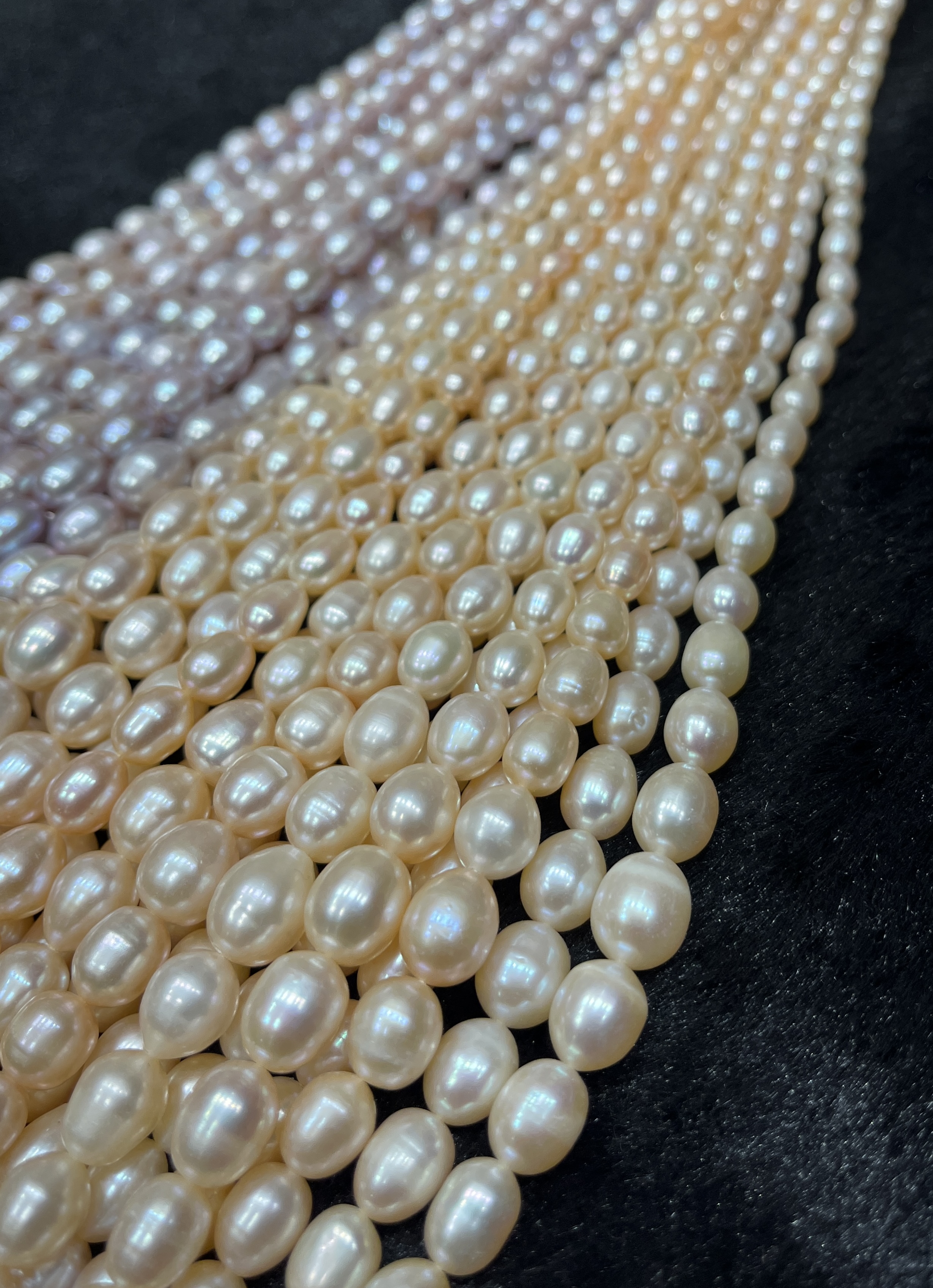 Sujni Graded (oval) Pink & Peach Colour -  Aaa Grade